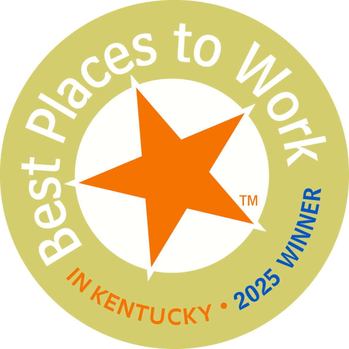 Best Places to Work in Kentucky Winner Logo 2025